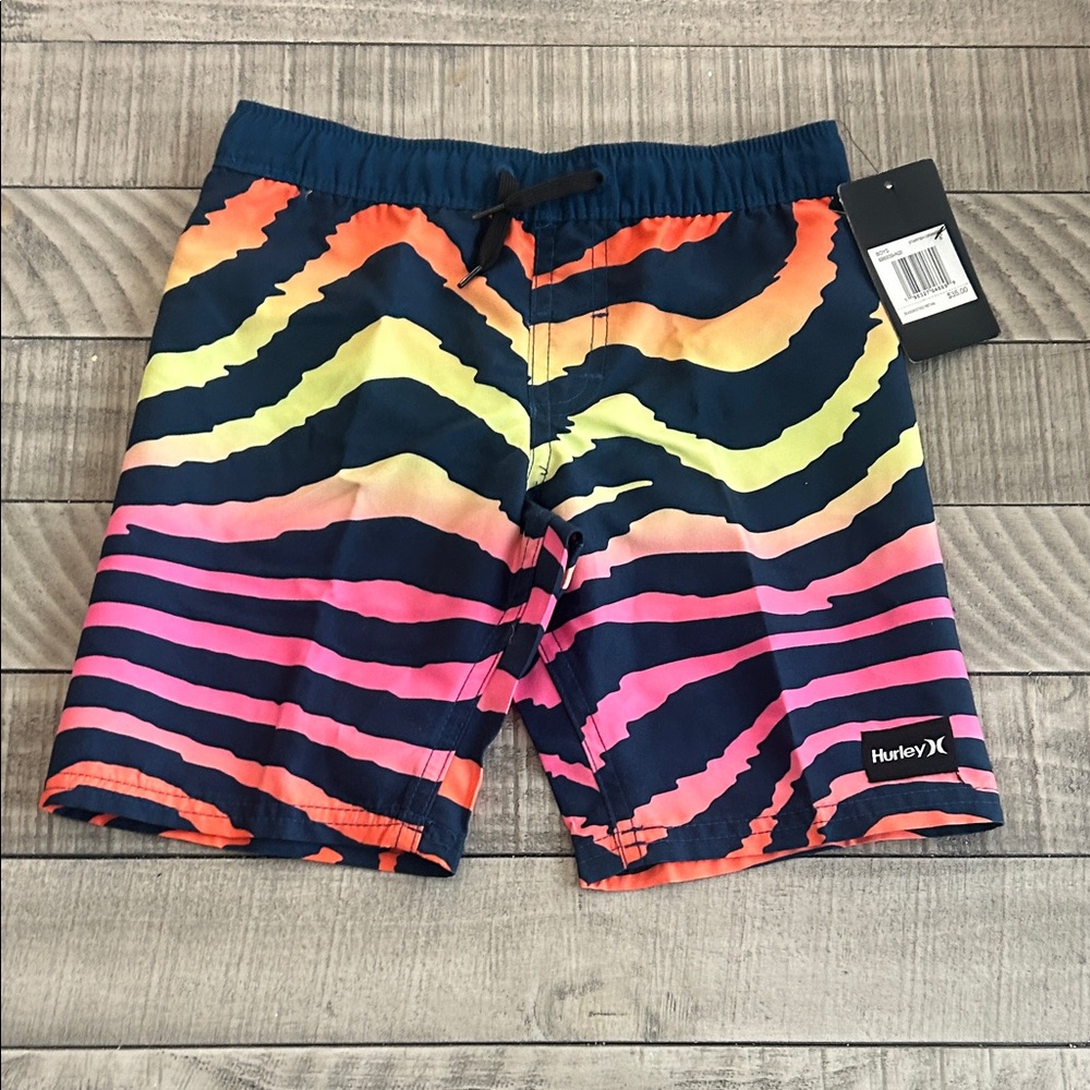Hurley Kids Swim Trunks - Multicolor Stripes